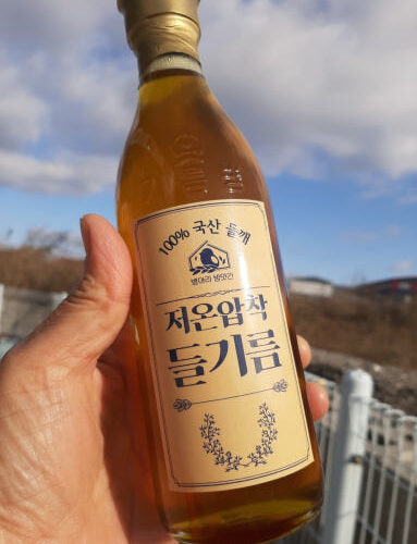 국산 저온압착 들기름 생들기름 선물세트 답례품 350ml [원산지:국산]