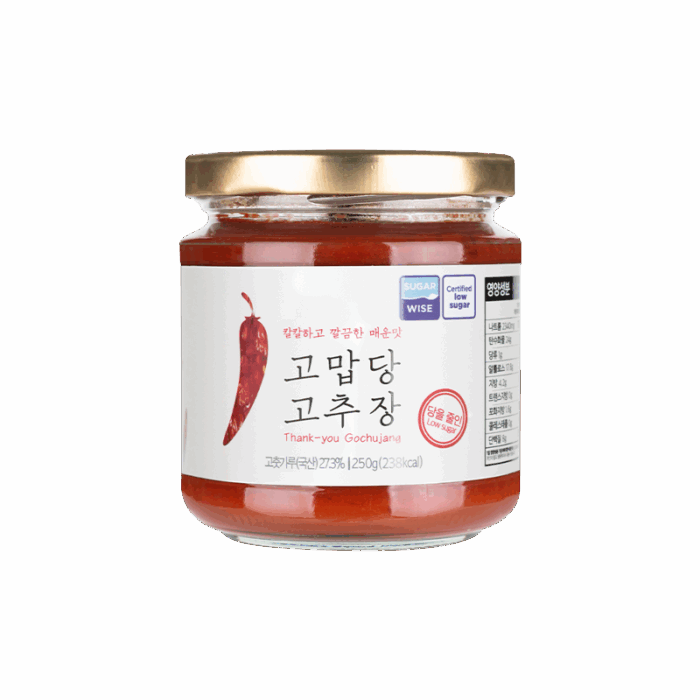 [고맙당] 국산 저당 저염 알룰로스 당조고추로 만든 고추장 250g/500g