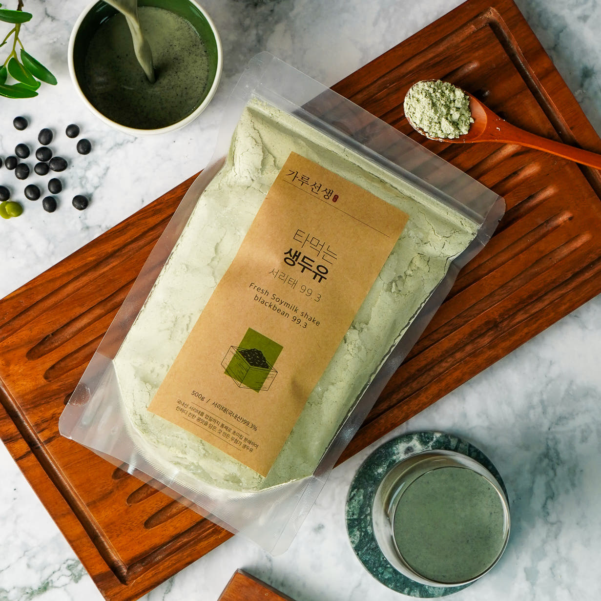 국산 검은콩 99.3% 서리태 가루 500g