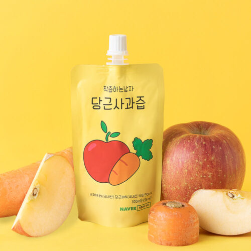 캐플주스 당근사과즙 햇사과 제주당근 100ml 30포 [원산지:국산]
